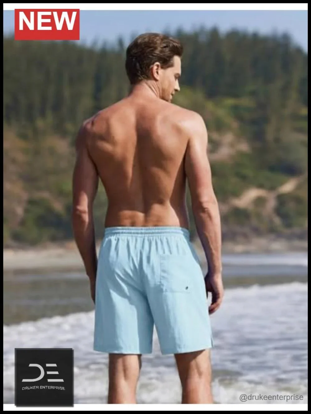 Men's Quick Dry Swim Trunks 7